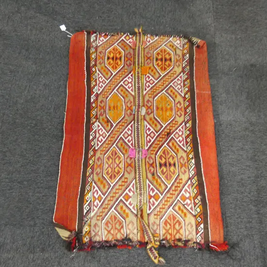 OLD TURKISH KELIM GRAIN BAG / CUSHION COVER 