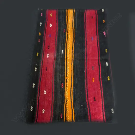 OLD TURKISH KELIM GRAIN BAG / CUSHION COVER 1010 X 700mm striped back