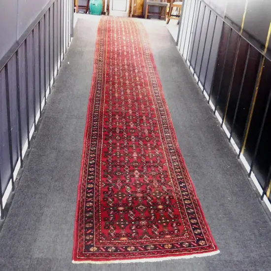 HAND KNOTTED SEVEN METRE HALL RUNNER