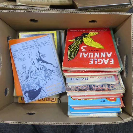 BOX ASST VINTAGE CHILDRENS BOOKS 
