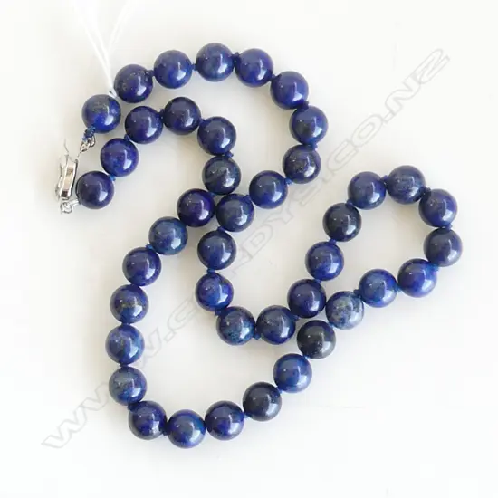 LAPIS BEAD NECKLACE