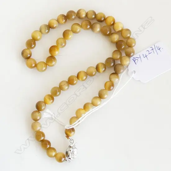 TIGERS EYE BEAD NECKLACE
