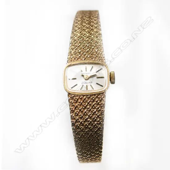 1960'S/70'S 9ct GOLD  LADIES ROTARY WRIST WATCH 21 jewel 29.38gms running