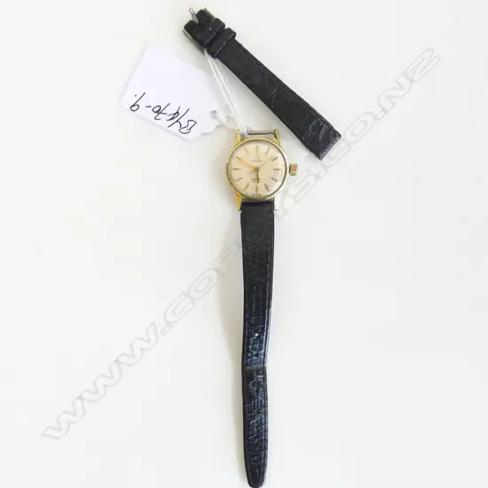 LADY'S OMEGA SEAMASTER VINTAE WRISTWATCH not running strap not secure