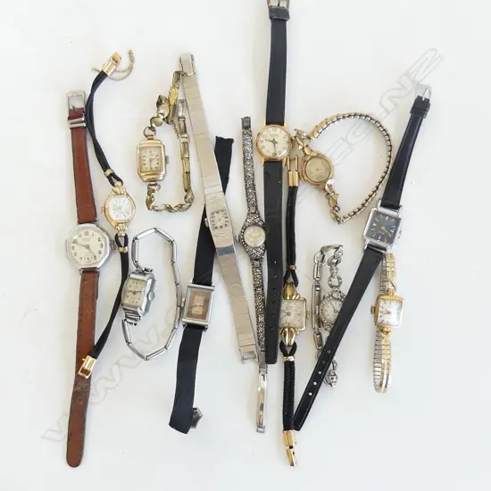13 ASST. SMALL VINTAGE WRIST WATCHES