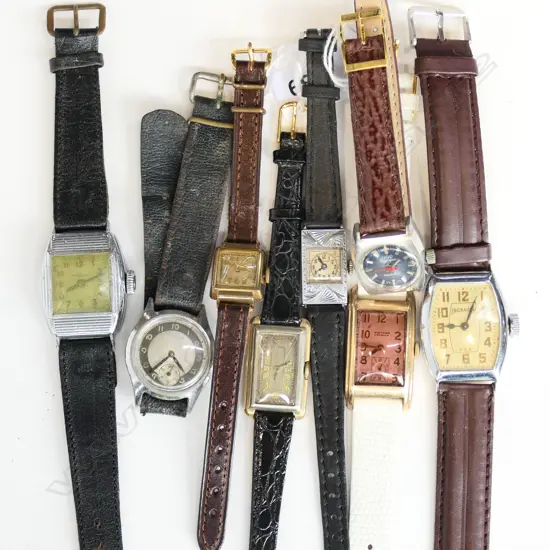 8 VINTAGE WRIST WATCHES