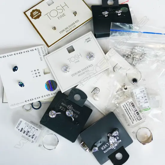 ASST. STG SILVER & CZ / SWAROVSKI JEWELLERY AS NEW