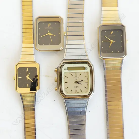 4 CITIZEN WRIST WATCHES