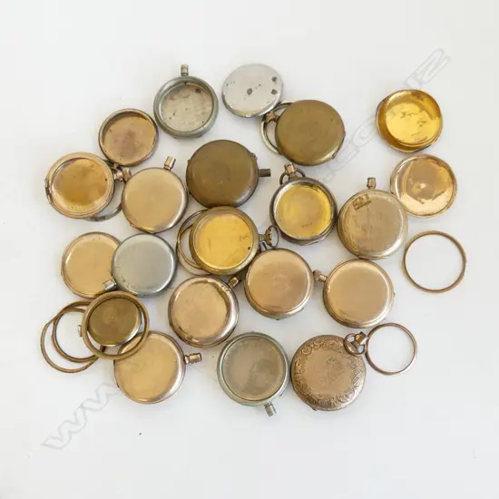 ASST. GOLD PLATE POCKET WATCH CASES