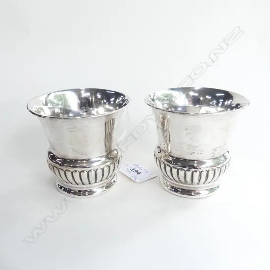 PR STG SILVER VASES, LONDON 1826 H.75mm 83 GM