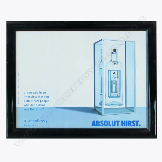 DAMIAN HIRST, ABSOLUTE HIRST POSTER, 1998, 290 x 390mm