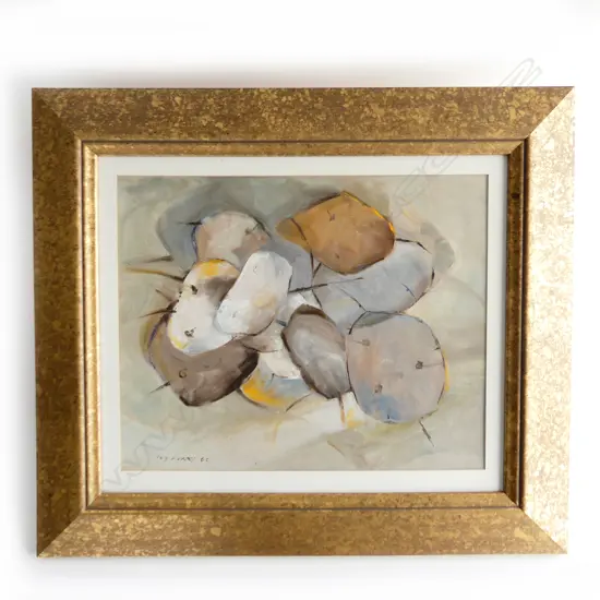 IVY PERRY, HONESTY SEEDS, OIL ON BOARD '65 390x485mm