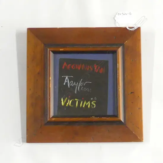 Alan Taylor (1933-2016)  Afghanistan 2001 victims,