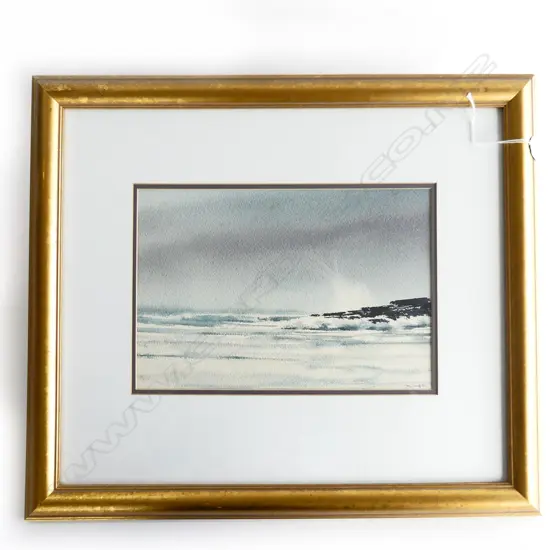 TONY LEWIS OCEAN W/C '82 225x330mm