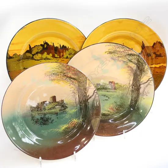 4 ROYAL DOULTON PLATES 270mm dia