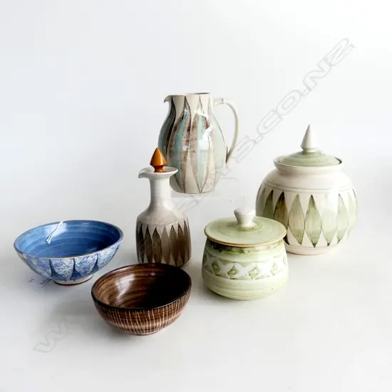 6PCS HAMMNER POTTERY H160MM