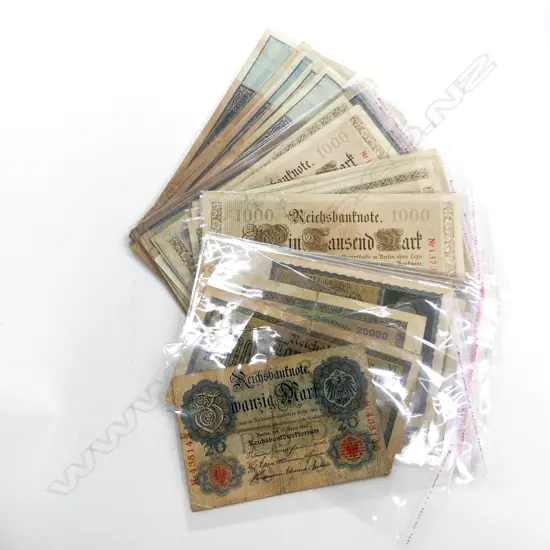 ANTIQUE GERMAN BANK NOTES