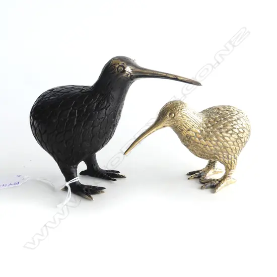 2 BRONZE KIWIS H.100 / 70mm