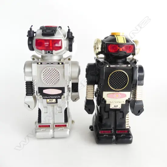2 TOMY ROBOT TOYS, 1980's, HONG KONG
