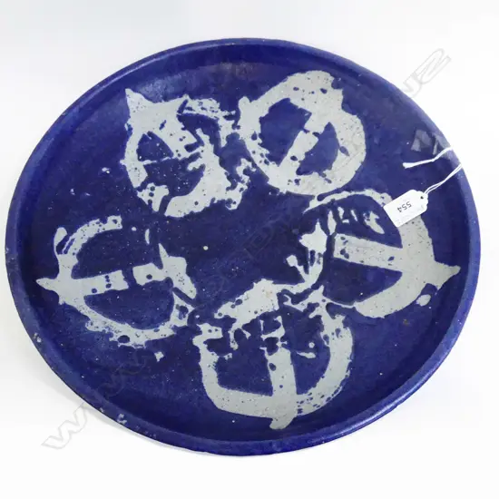 LG BETTY & LEN COATES KERIKERI STUDIO POTTERY BOWL 380mm dia