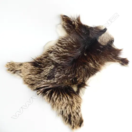 BROWN GOAT HIDE 750x650mm