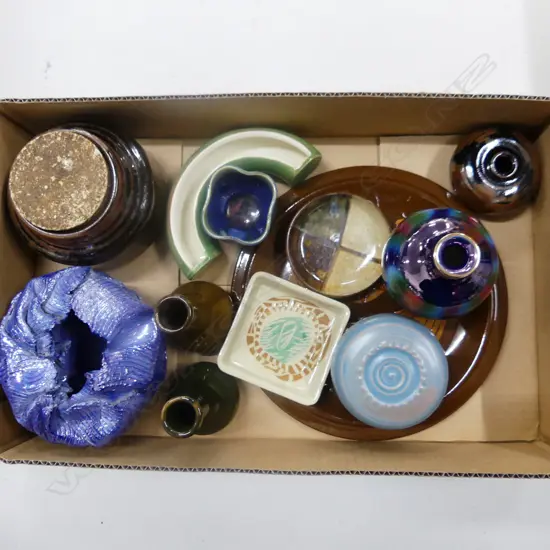 COLLECTION OF 12PCS NZ STUDIO POTTERY VARIOUS MAKERS