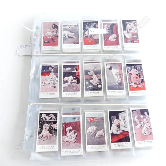 CIGARETTE CARDS; DOGS, BONZO (some sets)