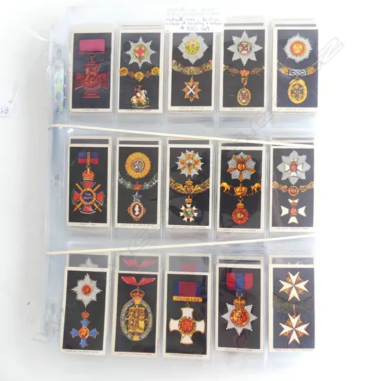 CIGARETTE CARDS; WAR INTEREST (some sets)