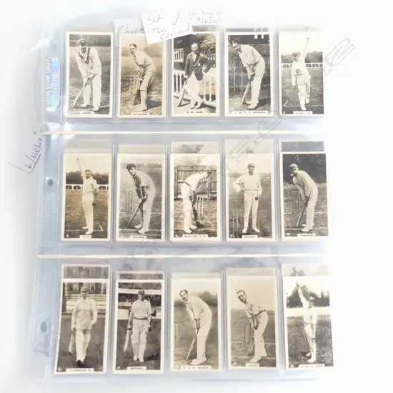 CIGARETTE CARDS; ASST. SPORT, CRICKET, SWIMMING ETC (some sets)