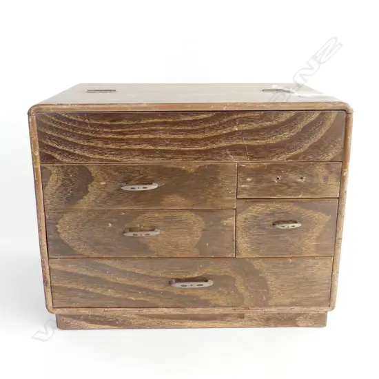 OLD JAPANESE SEWING BOX AF