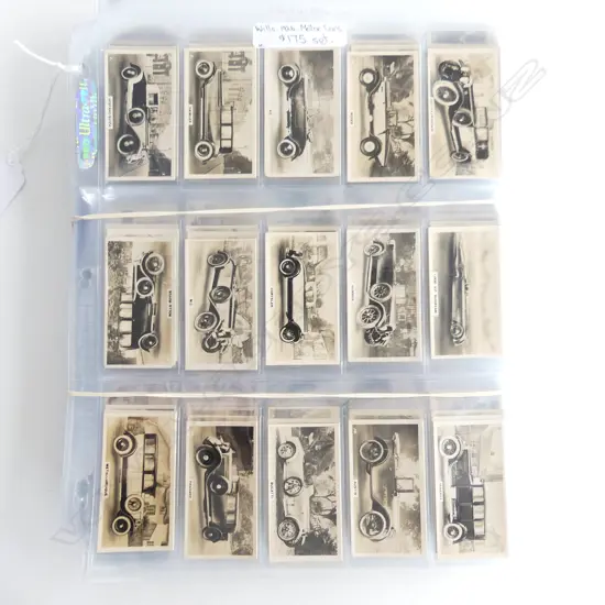 CIGARETTE CARDS; CARS, SAFETY (some sets)