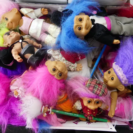 COLLECTION OF RETRO 'RUSS TROLLS' (SOME RARE)