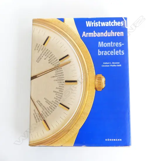 BOOK ON WRISTWATCHES BY GISBERT BRUNNER H.310mm