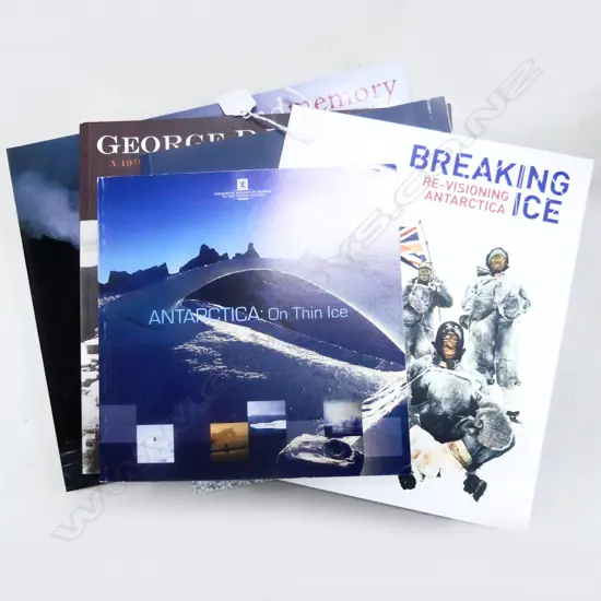 5 BOOKS ON LANDSCAPE PHOTOGRAPHY: 3x ANTARTICA, CRAIG POTTON, GEORGE VALENTINE