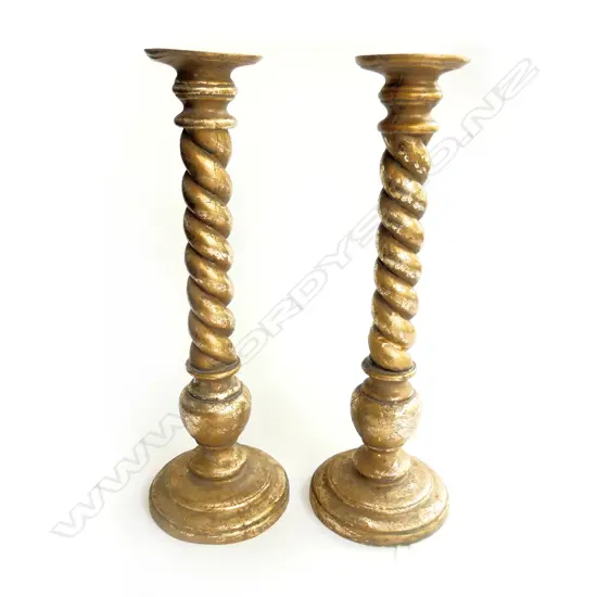 PR GILDED CANDLESTICKS H.350mm