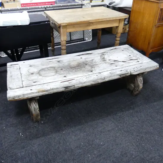 RUSTIC OLD WOODEN DOOR COFFEE TABLE