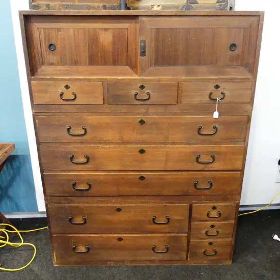 PAULOWNIA 3 SECTION  WEDDING TANSU H1600 W1200 D450MM