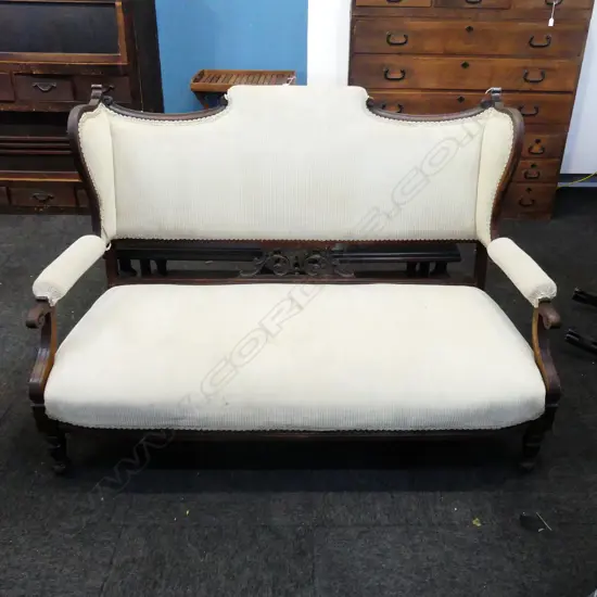 EDWARDIAN SETTEE / SOFA W.1350mm