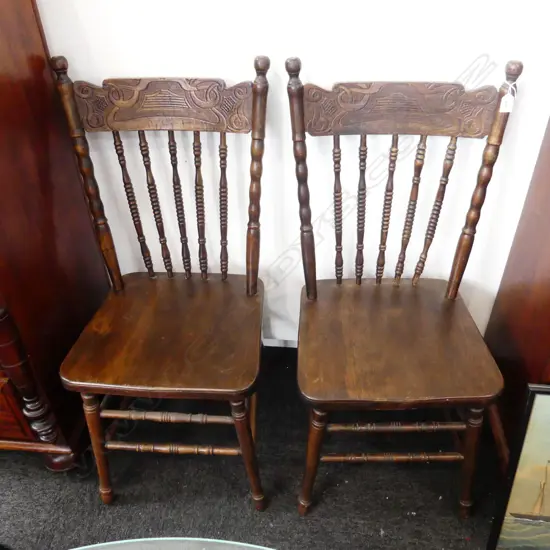 PR SPINDLE BACK CHAIRS