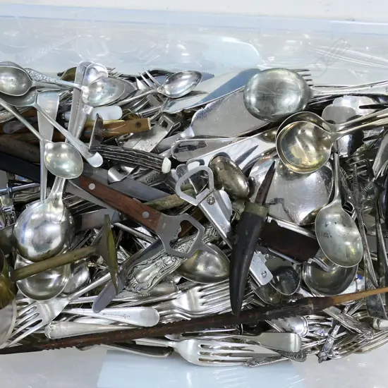 BOX LOT ASST. EP CUTLERY