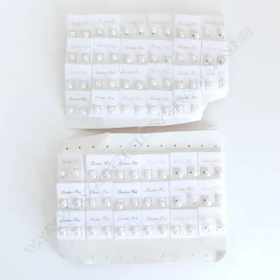 41 PRS FRESHWATER PEARL STUDS, NEW OLD STOCK