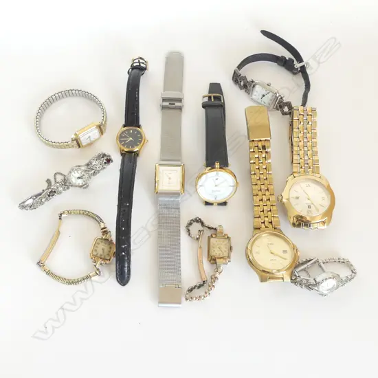 11 VINTAGE WATCHES, 2 GENTS, 9 LADIES, none working