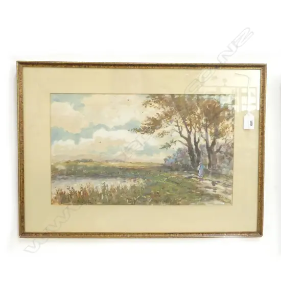 BLYTHE FLETCHER, LANDSCAPE WC 260x425mm