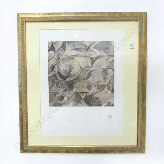 JUSTIN KITE (NGATI KAHUNGUNU) 'CUBIST KORUS', 2020 2/100 595x460mm