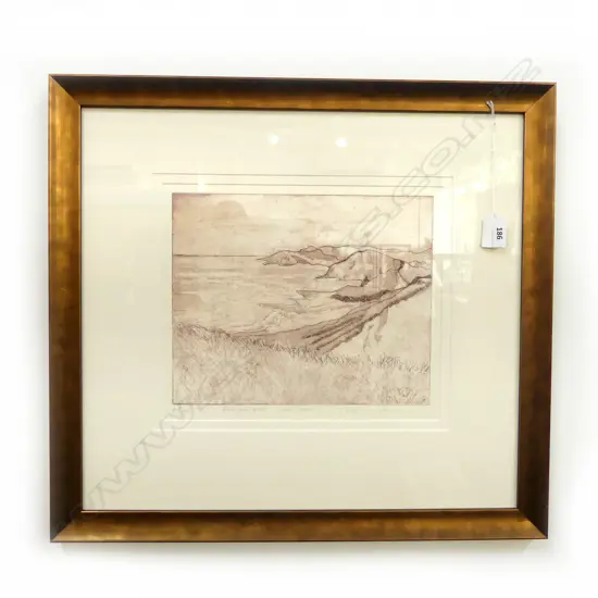 LESLEY CHRISTIANSEN, 'PURE & WILD 42 DEGREES SOUTH' ETCHING 480x500mm AP2