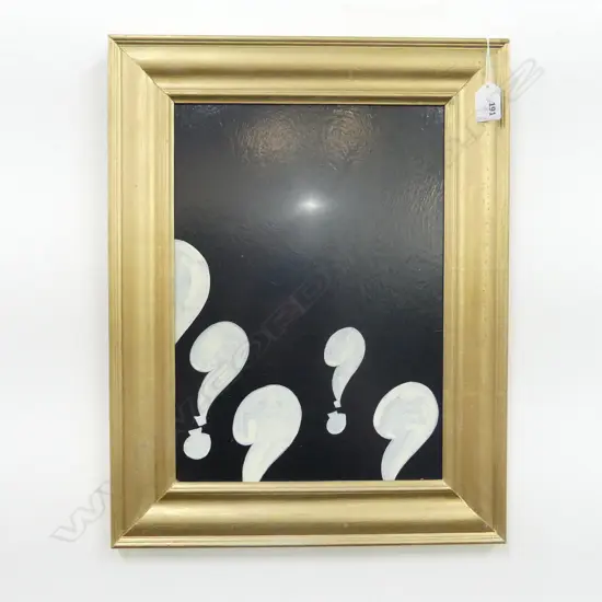 LLOYD HILLYER, ABSTRACT ACRYLIC ON BOARD, 360x255mm