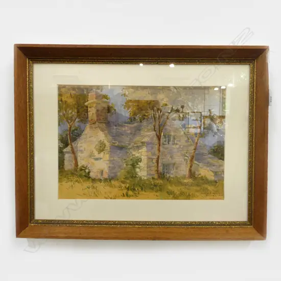 ARTIST UKNOWN, OWAIN GLENDWRS PRISON CARROG, W/C 1889 250x370mm