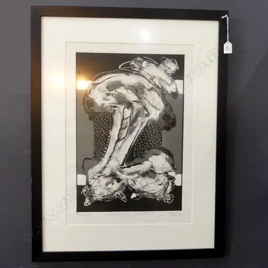 SIGNED PRINT 'PENSAMIENTO DISPERSO' 2009 570x400mm