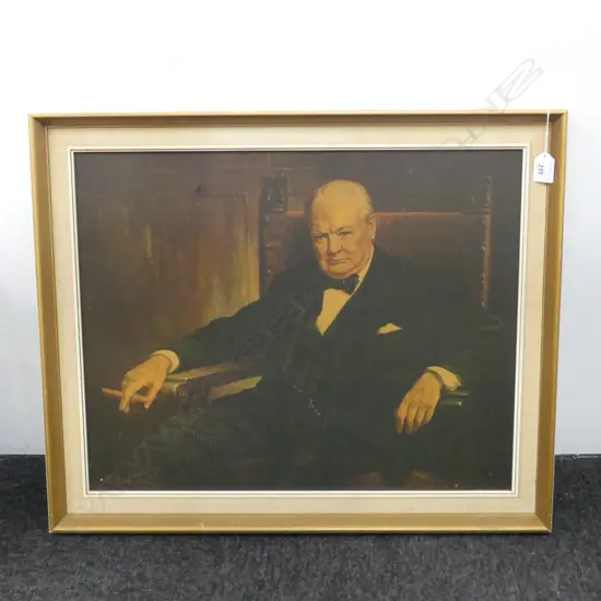WINSTON CHURCHILL PRINT 440x550mm