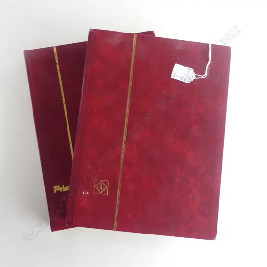 2 STAMP ALBUMS PACIFIC NZ ETC